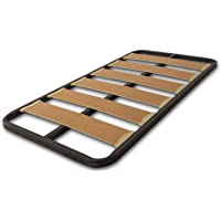 MUEBLIX.COM | Somier Lama Ancha para Cama 90 x 190 cm | Somier Sin Patas | Láminas Madera de Chopo de 17 cm y Estructura…